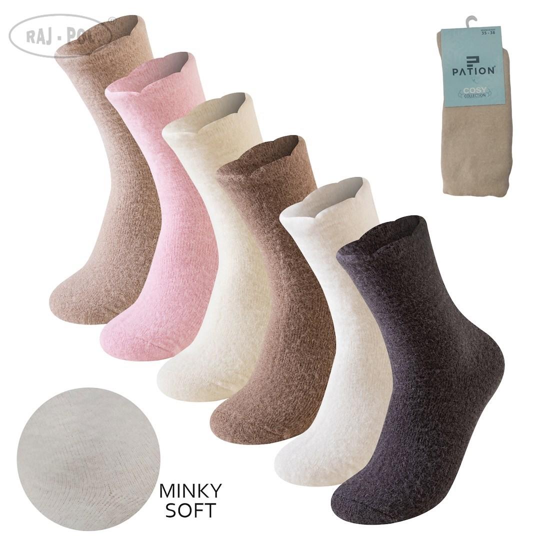 Skarpeta damska minky soft w25-21 757145, 757152