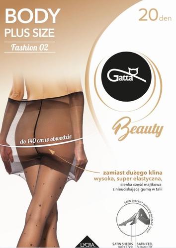 Rajstopy wzorzyste body plus size fashion 20 den 0gb.04z s/s 2025