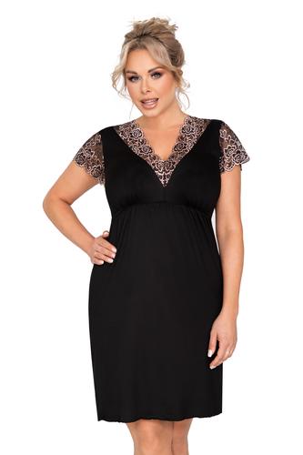 Koszula nocna z koronką - emma plus size
