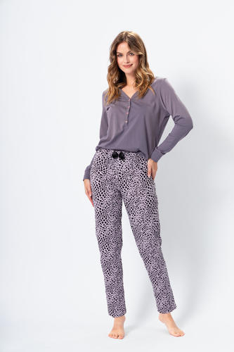 Piżama damska emilia 1352 - kolekcja leveza aw 2023/24