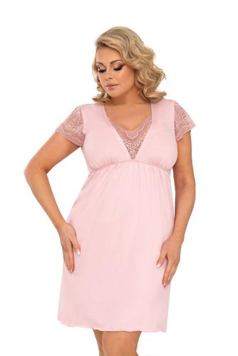 Celine plus size - koszulka nocna krótki rękaw