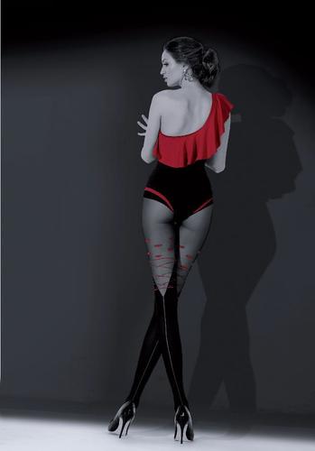 21913 rajstopy wzorzyste kiss kiss 50 den - aw2020