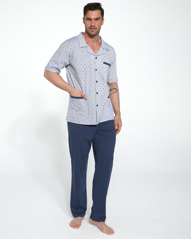  piżama krótki rekaw długie spodnie rozm.3xl-5xl  318/40 wiosna 2021