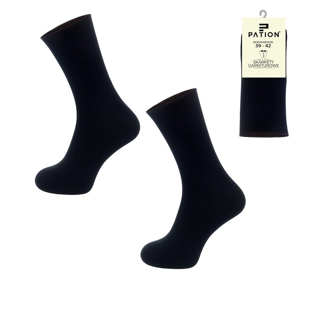 PATION / SKARPATY MĘSKIE GARNITUROWE CZARNE PATION M-2501 753970, 753987 - www.anstel.pl