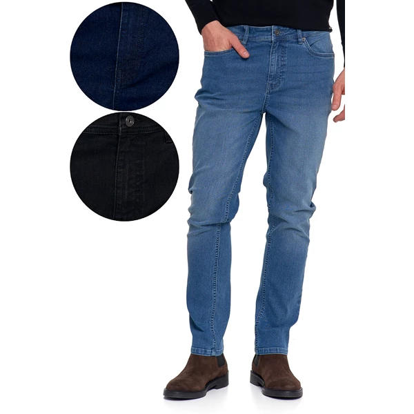 MORAJ / SPODNIE MĘSKIE JEANSY PROSTE NOGAWKI OSM5900-003 - www.anstel.pl