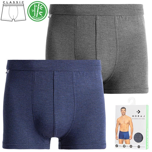 MORAJ / BOKSERKI MĘSKIE BAMBUSOWE BBX600-098 - www.anstel.pl