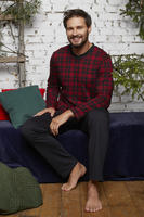 ITALIAN FASHION / ELIASZ PIŻAMA MĘSKA DŁUGI RĘKAW, DŁUGIE SPODNIE - www.anstel.pl