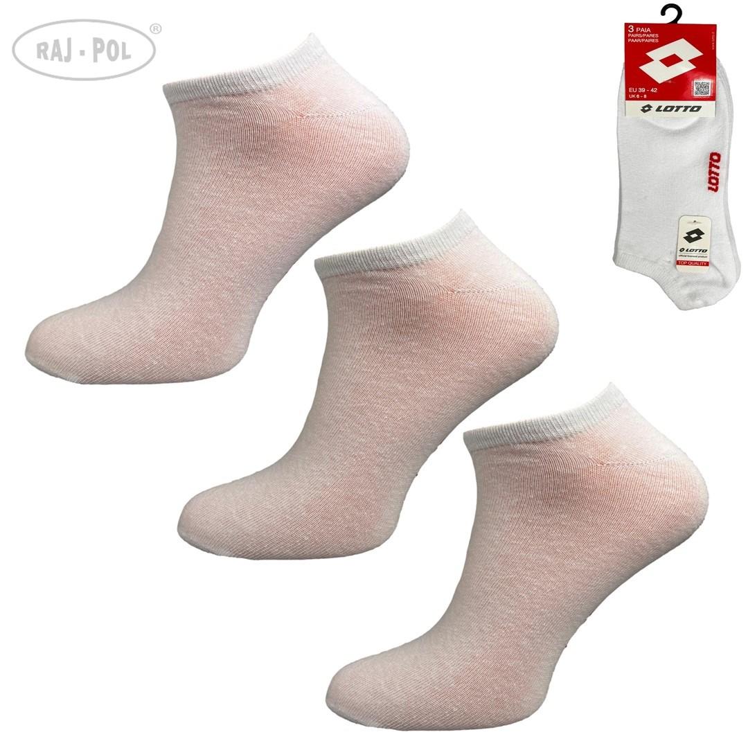 LOTTO / STOPKI LOTTO BIAŁE 3-PAK 072395  - www.anstel.pl