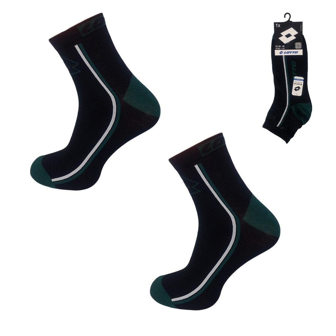 LOTTO / SKARPETA MĘSKA LOTTO BOB-4ASS BLACK 1 1-PAK 489049, 474571 - www.anstel.pl