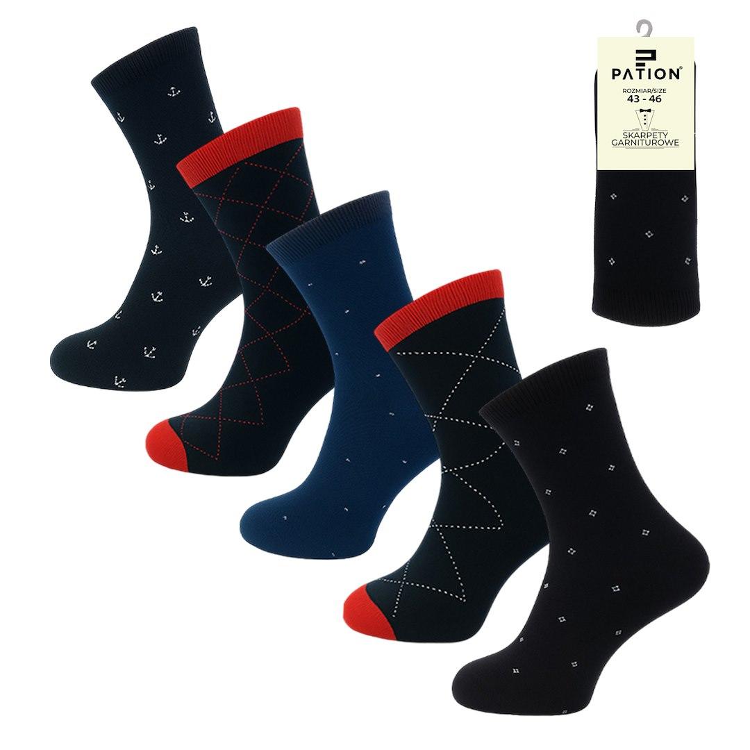 PATION / SKAPRETY MĘSKIE GARNITUROWE WZÓR PATION M-2507 754403, 754397 - www.anstel.pl