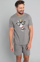 ITALIAN FASHION / PIŻAMA MĘSKA CRAZY KRÓTKI RĘKAW - www.anstel.pl