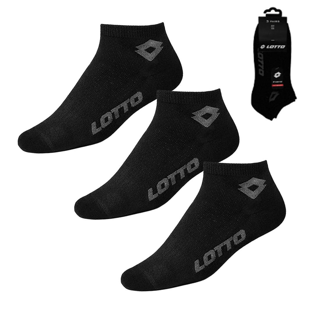LOTTO / STOPKI MĘSKIE LOTTO SNEAKER SOCK 3-PAK 120441 - www.anstel.pl