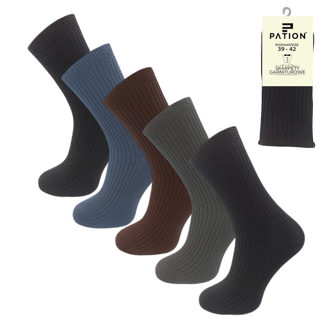 PATION / SKARPATY MĘSKIE GARNITUROWE MIX PATION M-2504 754090, 754106 - www.anstel.pl