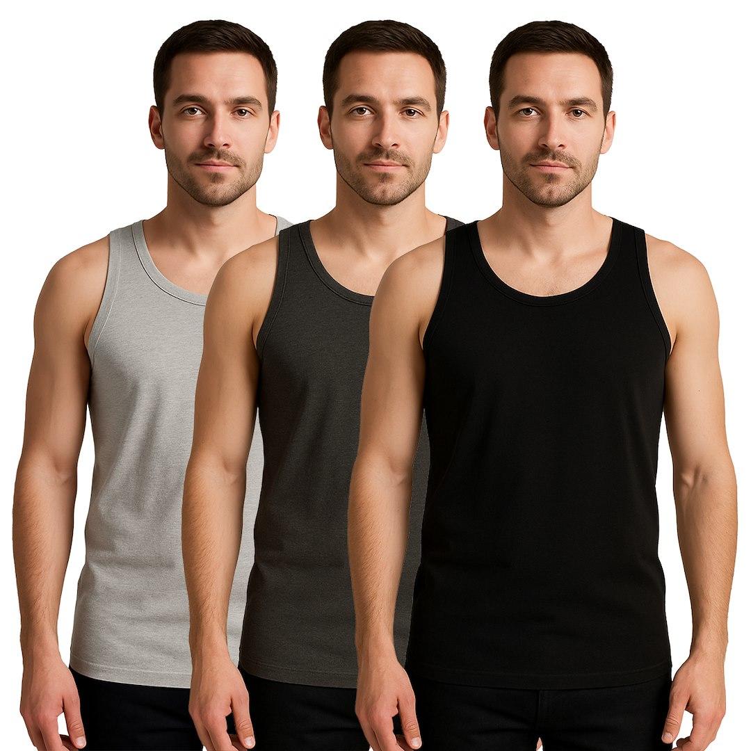 RAJ-POL / PODKOSZULEK MĘSKI PRĄŻEK ROZ. L-XXXL MIX KOLORÓW 746118 - www.anstel.pl