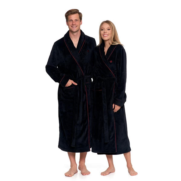 MORAJ / CIEPŁY SZLAFROK MĘSKI DŁUGI Z WIĄZANIEM PDSZ4900-001 - www.anstel.pl