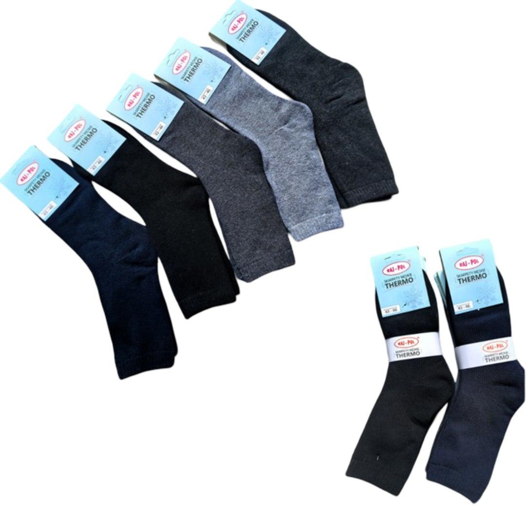 RAJ-POL / SKARPETA MĘSKA FROTTE THERMO RP799619 799626 - www.anstel.pl