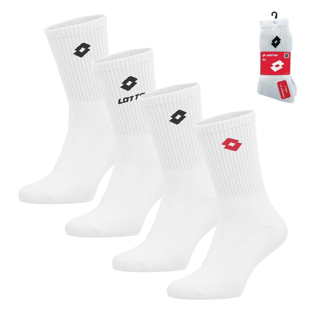 LOTTO / SKARPETY FROTTE LOTTO TENNIS WHITE 4-PAK 214344, 214351 - www.anstel.pl