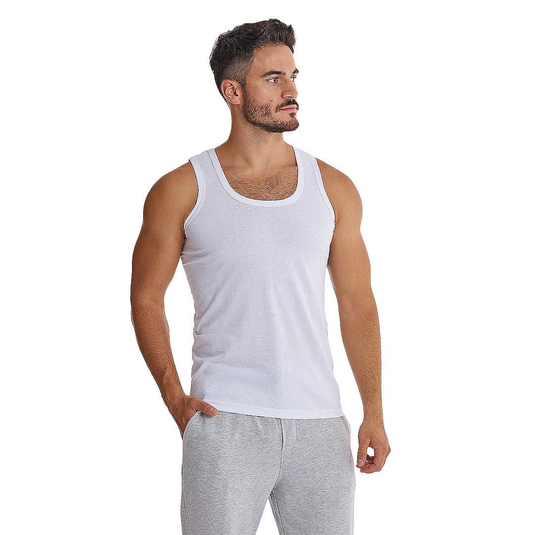 RAJ-POL / BAWEŁNIANA PODKOSZULKA MĘSKA BIAŁA RAJ-POL 728695, 728701, 728718, 728725 - www.anstel.pl