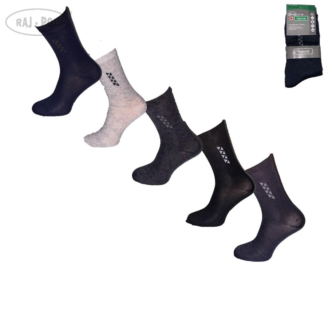 RAJ-POL / SKARPETY MĘSKIE GARNITUROWE NATURAL A-07 791033 - www.anstel.pl