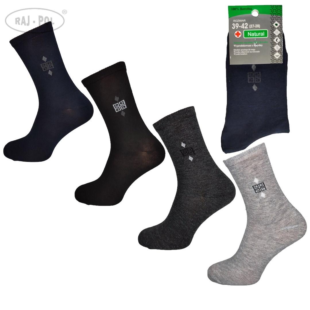 RAJ-POL / SKARPETY MESKIE NATURAL A-06 739943 - www.anstel.pl