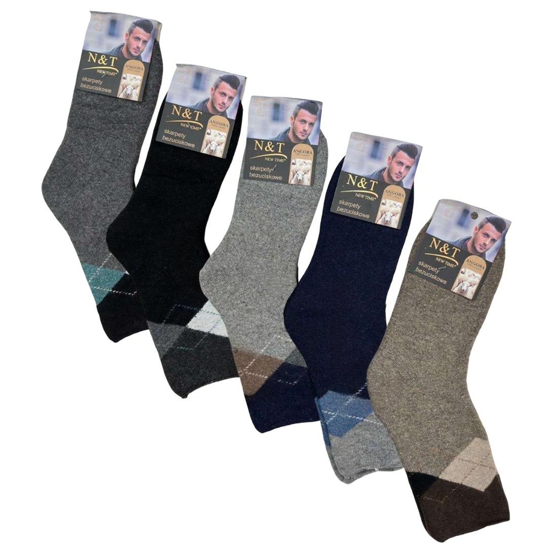 RAJ-POL / SKARPETA MĘSKA ANGORA NA FROCIE MODEL M851-3 758111 - www.anstel.pl