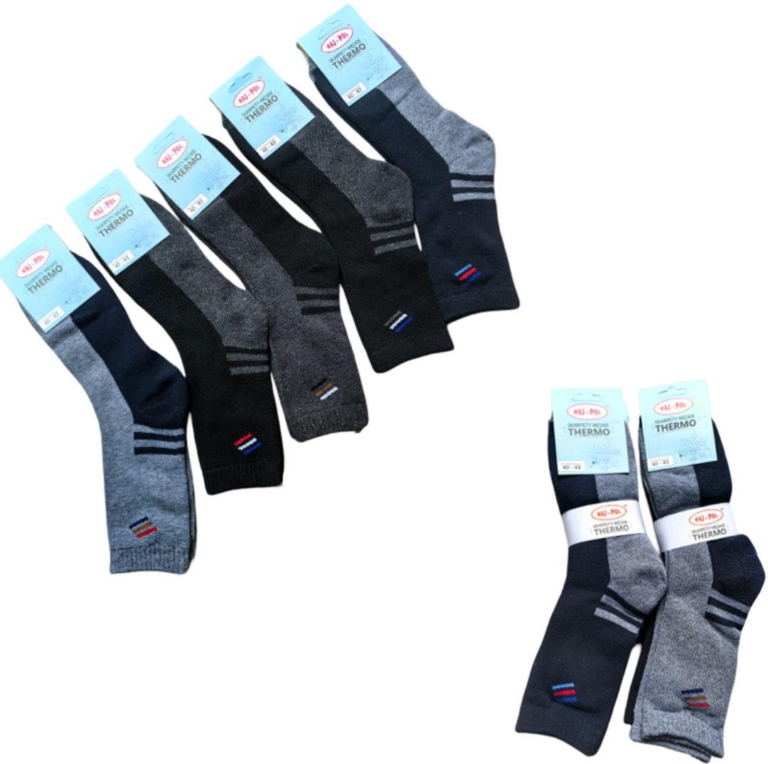 RAJ-POL / SKARPETA MĘSKA FROTTE THERMO RP799640 - www.anstel.pl