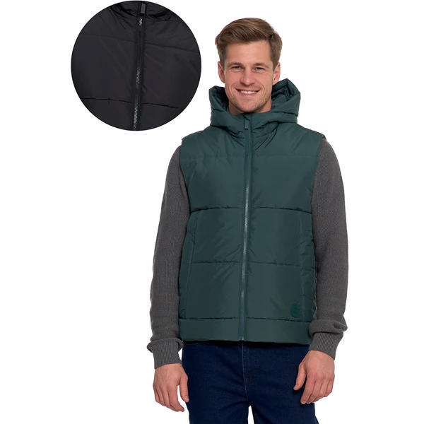 MORAJ / MĘSKA KAMIZELKA PIKOWANA Z KAPTUREM BEZRĘKAWNIK OMW6000-001 - www.anstel.pl