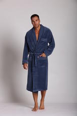 DE LAFENSE / SZLAFROK MĘSKI WELUR 712 DŁUGI - www.anstel.pl