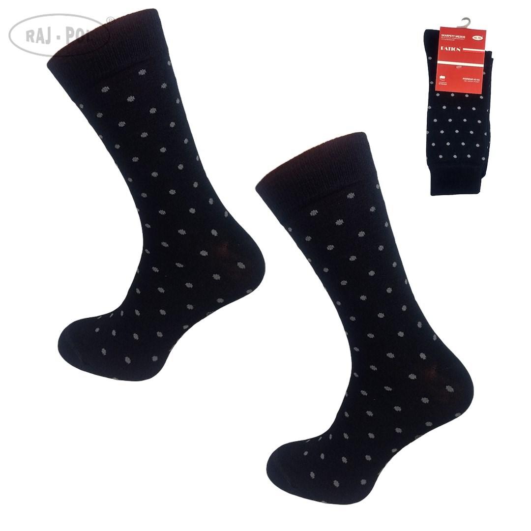 RAJ-POL / SKARPETY MĘSKIE GARNITUROWE KROPKI 756711, 745425 - www.anstel.pl