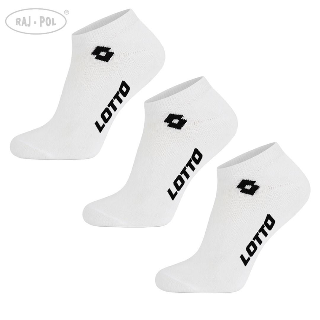 LOTTO / STOPKI LOTTO BIAŁE VIKTOR WHITE 3-PAK 432410, 432427, 432434 - www.anstel.pl