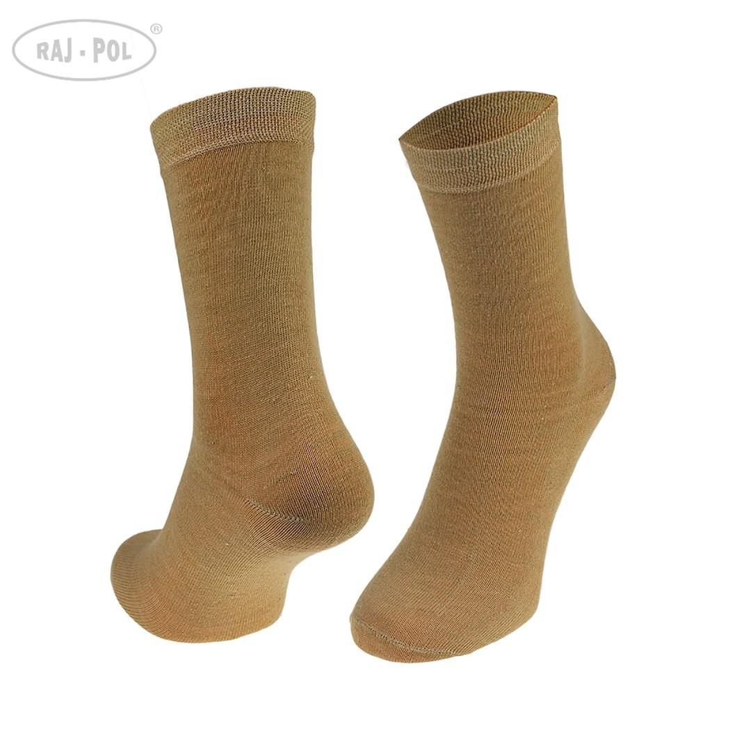 RAJ-POL / SKARPETY GARNITUROWE MĘSKIE BEŻOWE RAJ-POL P43 815252 - www.anstel.pl