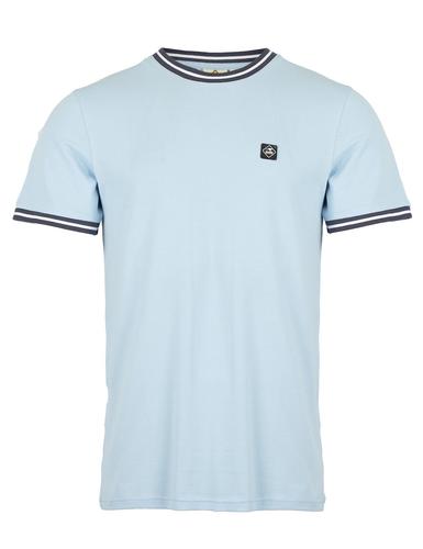 Roadsign theme 2 męski t-shirt pikowany, niebieski 19-007583-5, 19-007583-3, 19-007583-4, 19-007583-1, 19-007583-2