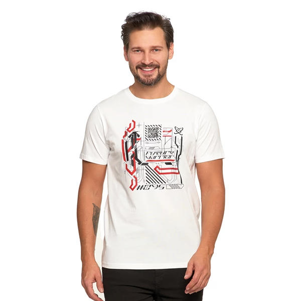 Koszulka męska t-shirt z nadrukiem ots1500-106