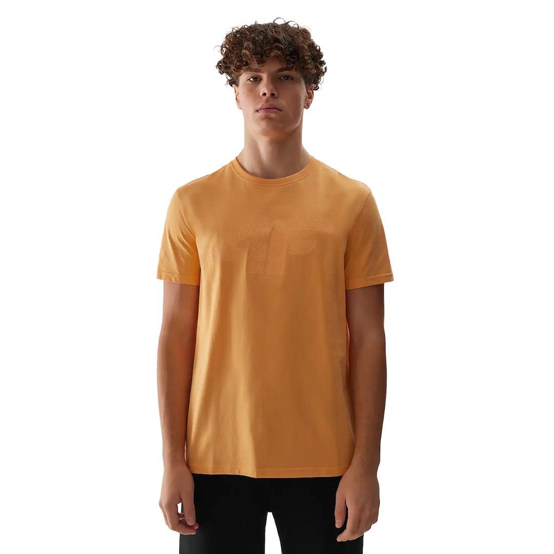 4f t-shirt męski m1155 łososiowy 747368, 747375, 747399, 747382, 747498