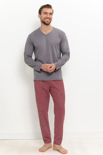 3674 piżama męska długa ricardo m-2xl