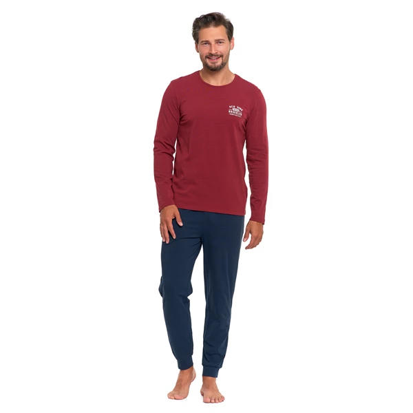 Piżama męska plus size pdm5100-008 aw2024/25
