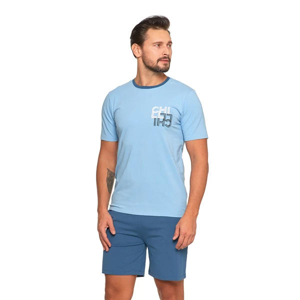 Piżama męska z krótkim rękawem pdm3600-004 s/s 2025