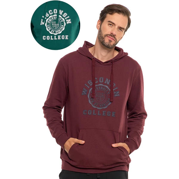 Bluza męska z kapturem obm4500-001