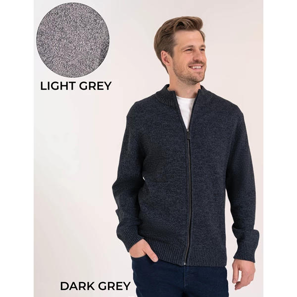 Sweter męski rozpinany oms5200-001