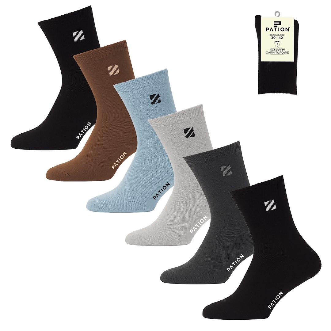 Skarpaty męskie garniturowe mix pation m-2503q 754076, 754083