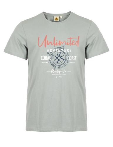 Męski t-shirt roadsign unliwithed, zielony 19-007556 z-3, 19-007556 z-4, 19-007556 z-5