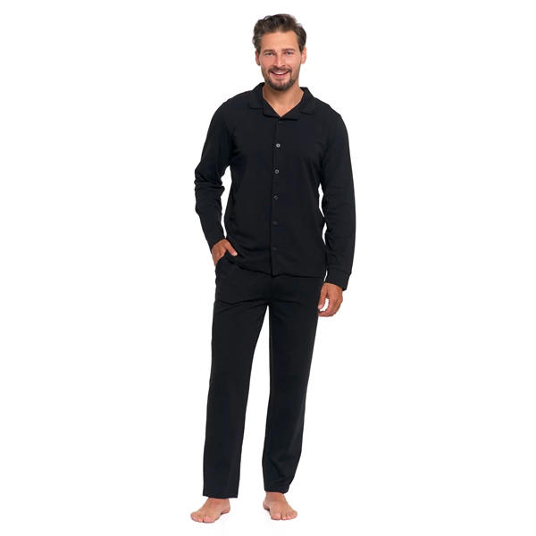 Piżama męska zapinana na guziki plus size pdm5400-003 - aw2024/25