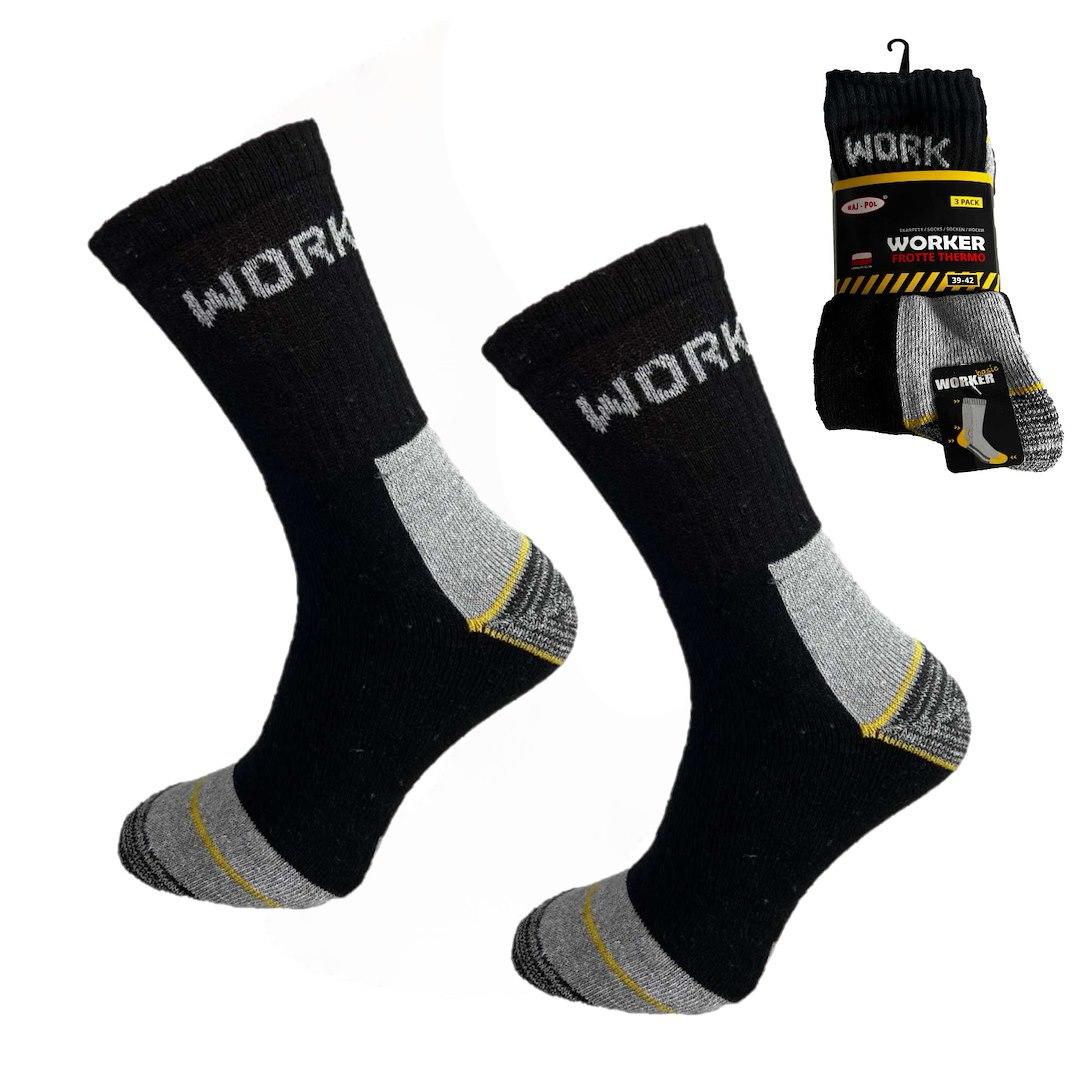 Skarpeta męska worker frotte 39-42 3-pak 728879