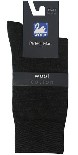 Wool - skarpetki gładkie wełna perfect man