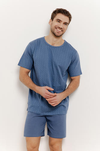 Piżama męska nick 3401 s/s25