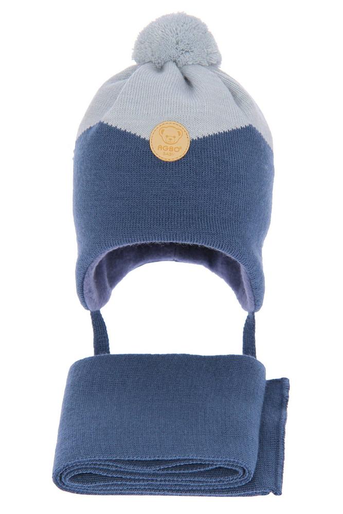 Komplet dla chłopca: czapka i szalik zimowy noah