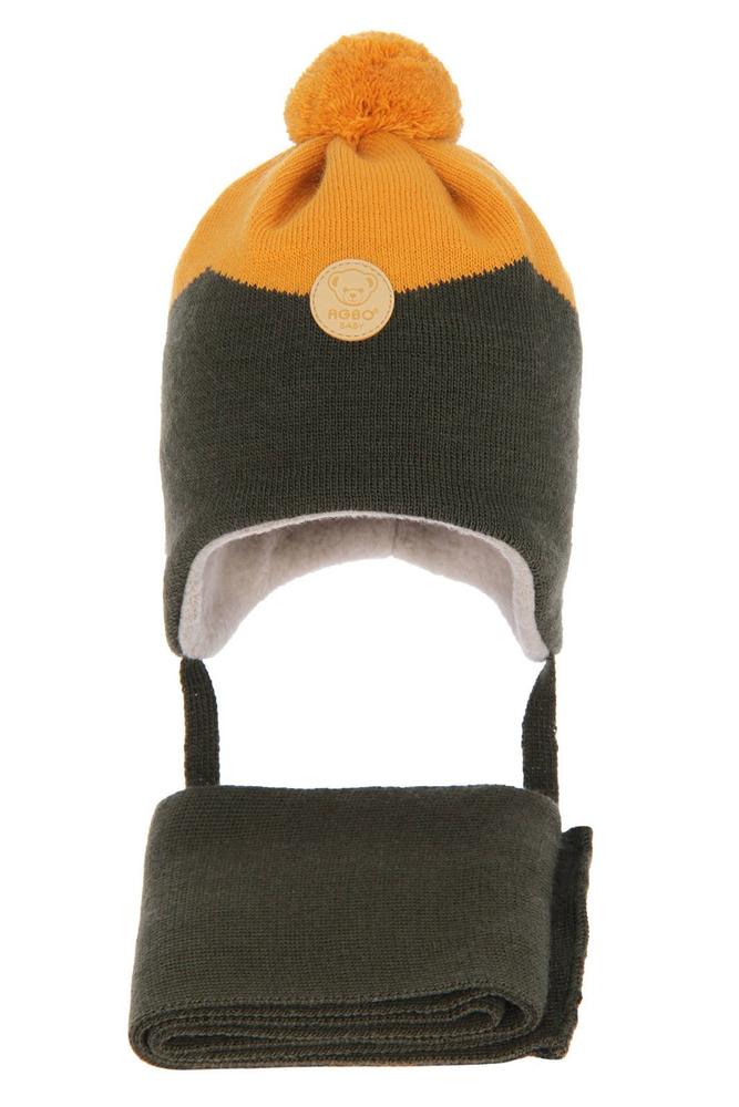 Komplet dla chłopca: czapka i szalik zimowy noah