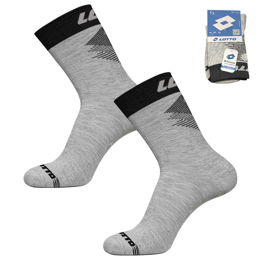 LOTTO / SKARPETY LOTTO DZIECIĘCE KICK-8ASS GREY MELANGE 1-PAK 472607, 472720 - www.anstel.pl
