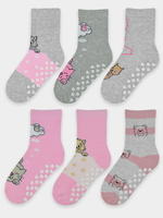 NOVITI / SKARPETKI DZIEWCZĘCE Z ABS SB007-G-03 - www.anstel.pl