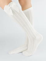 NOVITI / PODKOLANÓWKI Z KOKARDKĄ SB109-G-01 - www.anstel.pl